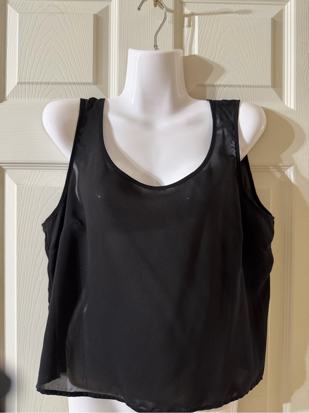 Sheer Black Tank